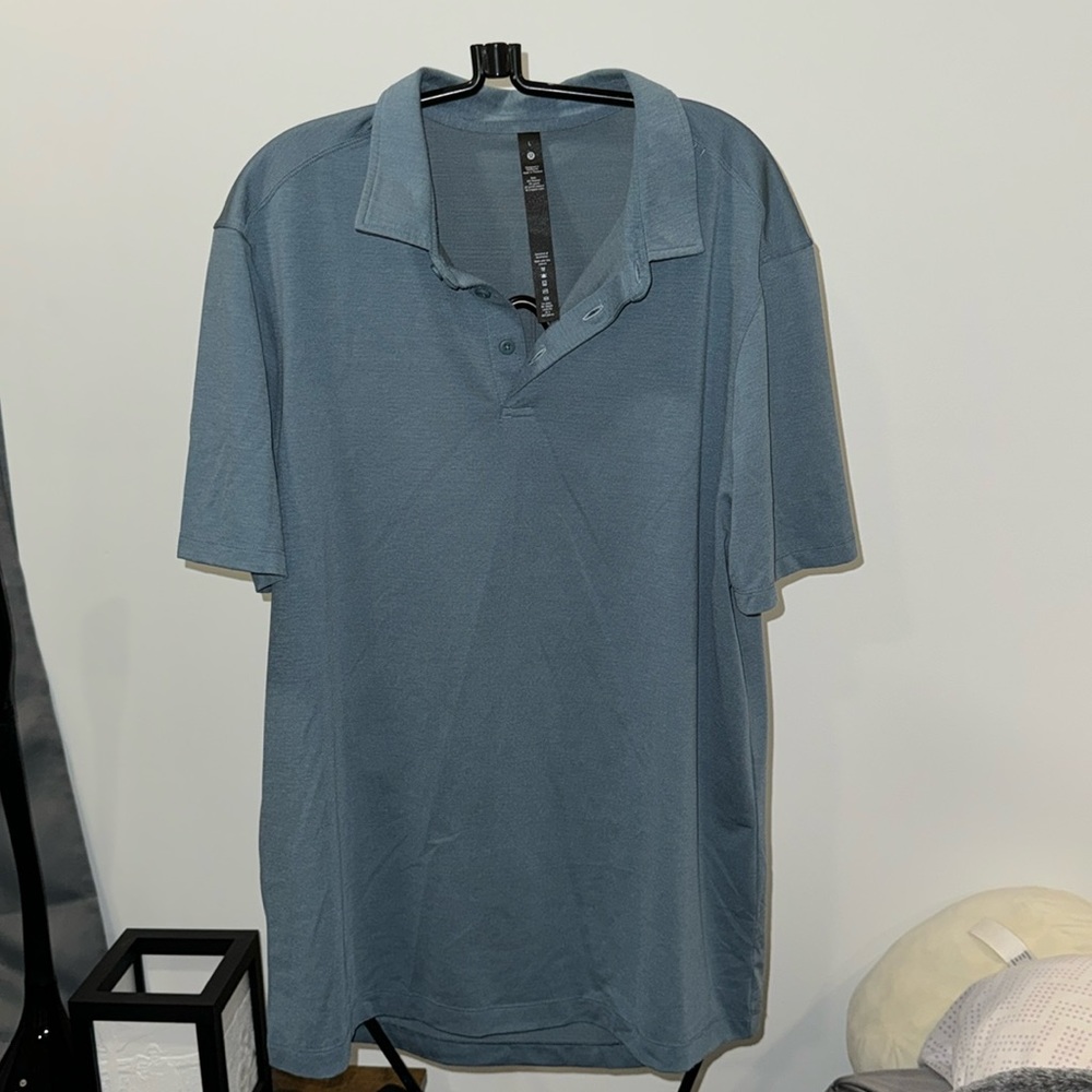 Lululemon Light Blue Evolution Polo